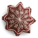 Lebkuchen Stern bestickt, 6 cm