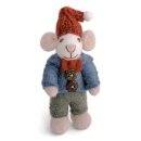 Baby Maus weiß, Jacke, 10 cm