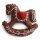Lebkuchen Pferd bestickt, 6 cm