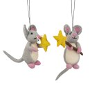Dekoanhanger ZAUBERMAUS (Stuckpreis), Wollfilz