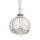 Glaskugel 6cm Rimal, transparent-gold