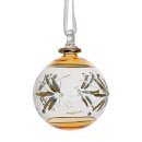 Glaskugel 6cm Nefura, amber-gold