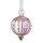 Glaskugel 5,5cm Yamina, mauve-gold