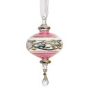 Glasdekoration Nurea Cristal, mauve-gold