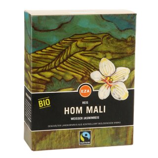 HOM MALI REIS WEISS 1kg geschält, Langkorn, Jasmin