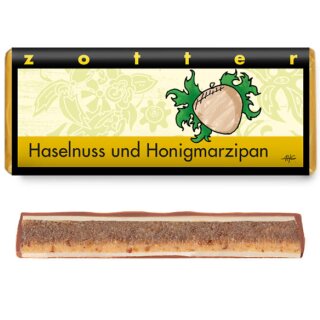 Zotter Schokolade, Haselnuss Marzipan (+)