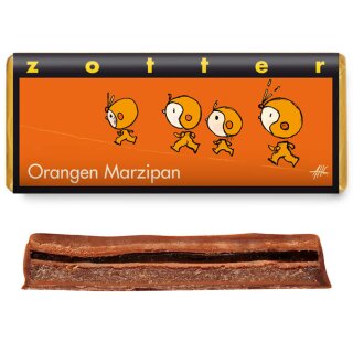 Zotter Schokolade, Orangen Marzipan