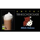 Zotter Schokolade, Trinkschokolade Milch Kakao