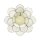 Kerzenständer Capiz Lotus weiß,14cm
