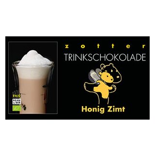 Zotter Schokolade, Trinkschokolade Honig Zimt