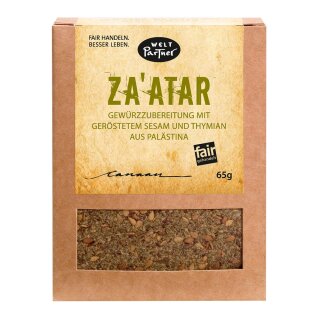 Zaatar, Gewürzmischung mit geröstetem Sesam und Thymian, 65