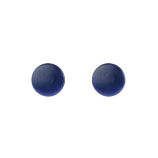 Tagua-Ohrstecker SMARTY indigo