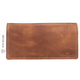 Brieftasche 18x10cm Vintage Rindsleder