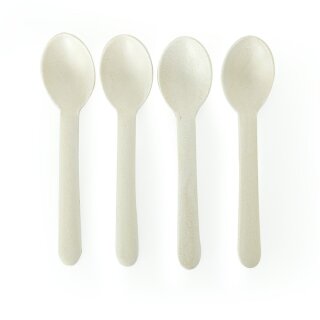 BIOBU BAMBINO 4er Löfflel-Set weiß