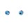 Ohrstecker MILLEFIORI, blau, hellblau, Glas