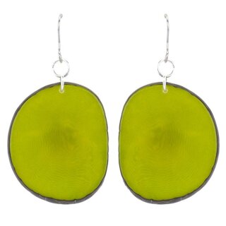 Tagua-Ohrhänger OVAL kiwi