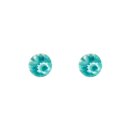 Ohrstecker MILLEFIORI, türkis, Glas