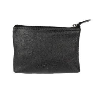 Münzborse BLACK Rindsleder