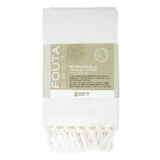 Fouta-Badetuch KOCHI L Weiß