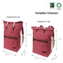 Rucksack Ansvar I Altrosa