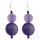 Tagua-Ohrhänger SMARTY violett-lila