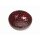 Kokosnuss-Schale mit Perlmutt-Einlage, rot, Ø 13 cm, H 5 cm