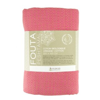 Fouta-Badetuch SAND L Indisch Pink