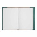 Notizbuch M dunkelgrun MANDALA nachfullbar, Leder