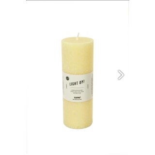 STUMPENKERZE L CREME, 306g - Preis pro 1000g: 16,18 €