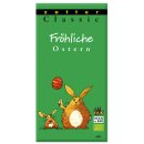 Classic "Fröhliche Ostern" - Weiße Schokolade mit Waldbeeren