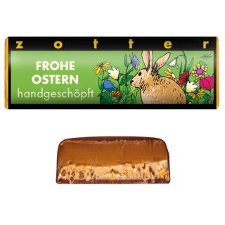 Schoko Mini "Frohe Ostern" ButterKaramell (20g)