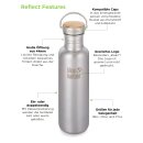 Edelstahlflasche REFLECT STAINLESS 532 ml Edelstahl