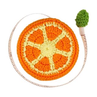 Maßband Orange gehäkelt