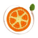 Maßband Orange gehäkelt