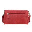 Tasche LUNCHbag S Vintage rot, Rindsleder