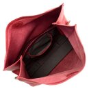 Tasche LUNCHbag S Vintage rot, Rindsleder