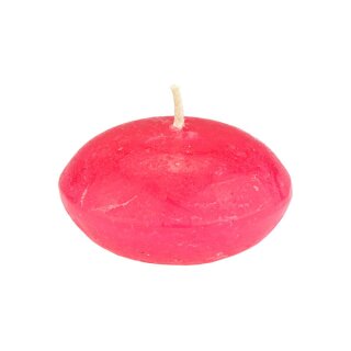 Schwimmkerze 5x2cm, FROSTED pink