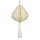Papierdeko Origami DOME 9cm, Tussel weis