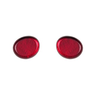 Ohrstecker MINI rubinrot, Capiz