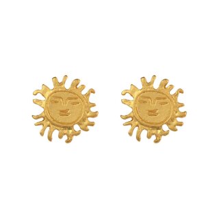 Ohrstecker SOL, Legierung vergoldet