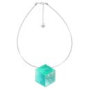 Kette BIG DICE celadon, Capiz