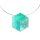 Kette BIG DICE celadon, Capiz