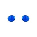 Ohrstecker MINI blau, Capiz
