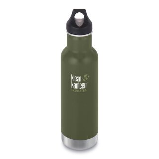 Edelstahlflasche KANTEEN Classic Vacuum Insulated Loop  Cap 592 ml  Fres Pine/matt