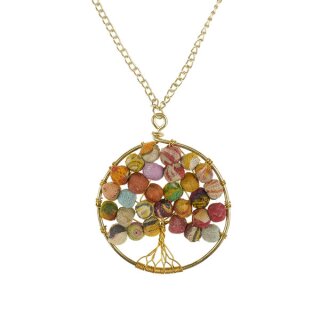 Kette LIFE recycelter Sari-Stoff