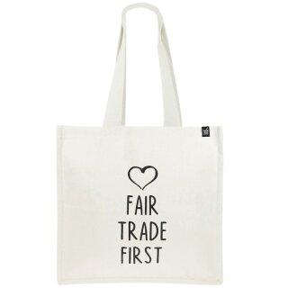 Einkaufstasche FAIRTRADE FIRST, Canvasstoff