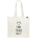 Einkaufstasche FAIRTRADE FIRST, Canvasstoff